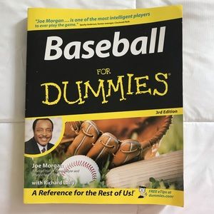 📚3/$12 Baseball for Dummies Book